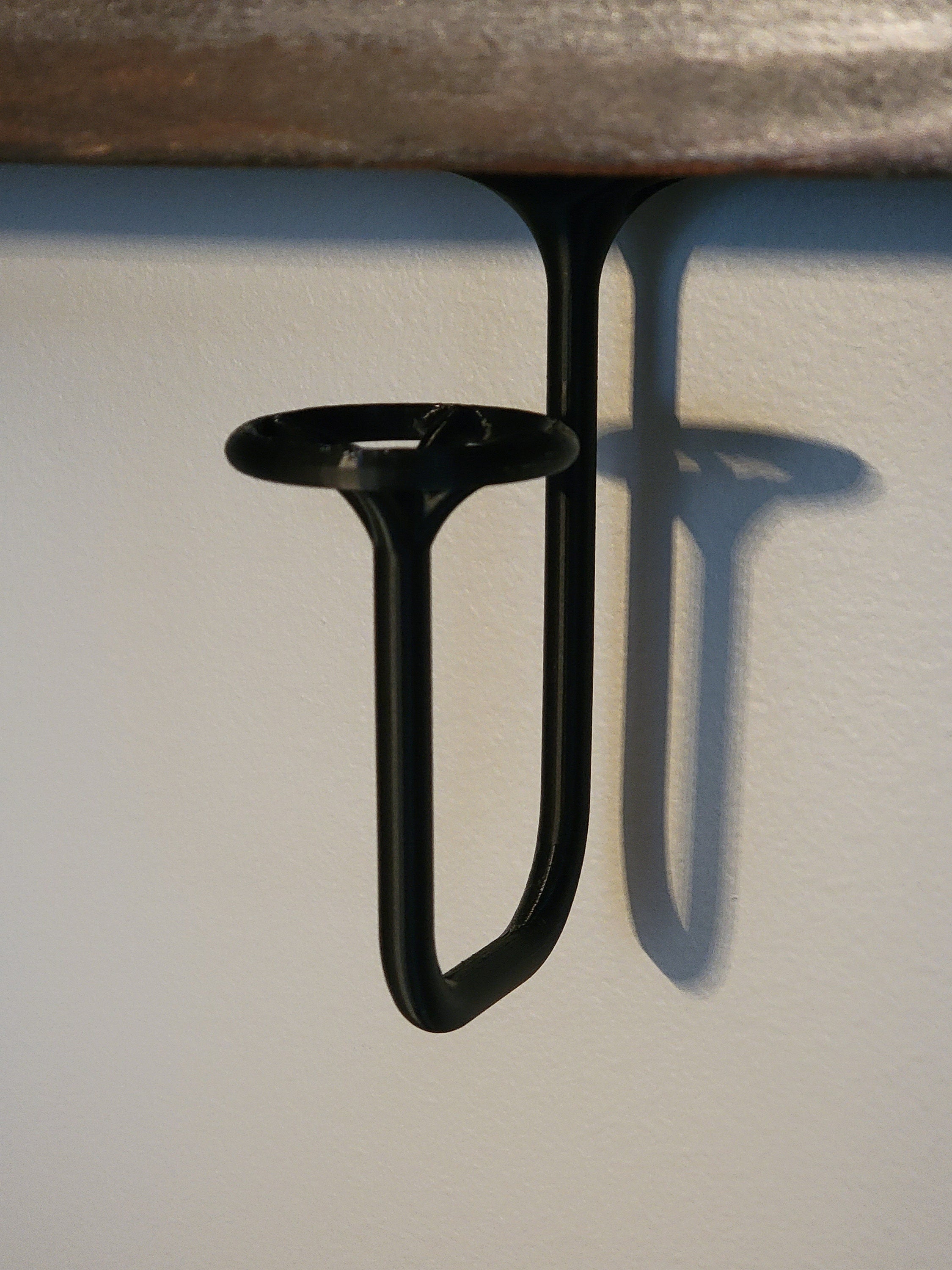 3D Printed Mini Helmet Under Shelf Hanger: NFL Memorabilia Display