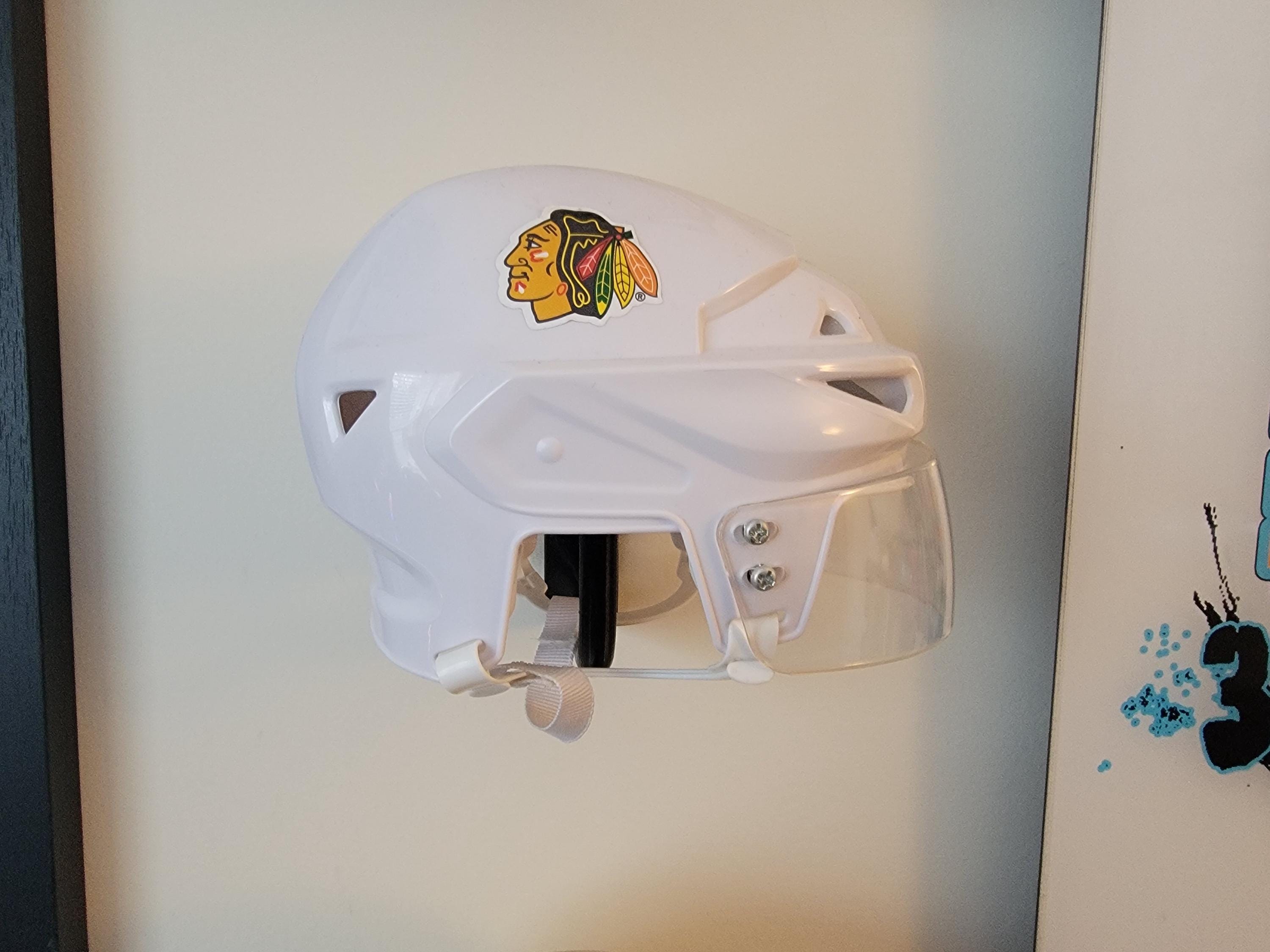 The BEST Mini NHL Helmet Holders 3D printed in pla+, Show off your mini helmets!  NHL, collectible, memorabilia, hanger, Hockey