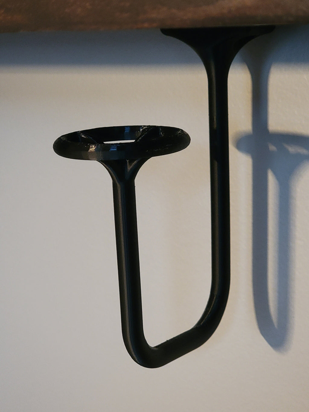 3D Printed Mini Helmet Under Shelf Hanger: NFL Memorabilia Display