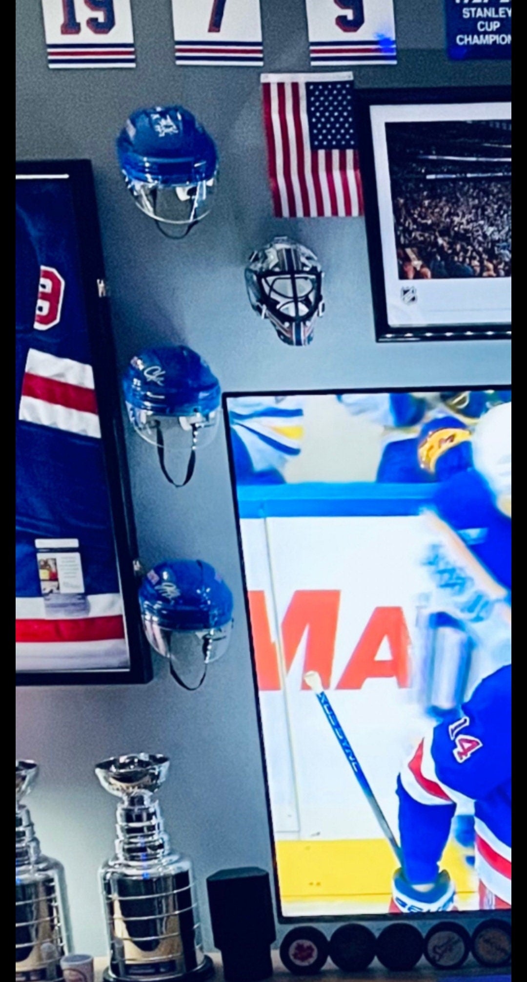 THE BEST Mini Helmet Holders 3d printed HOLE mount Show off your mini helmets!  Nfl, collectible, memorabilia, hanger, ncaaf, ncaa, football